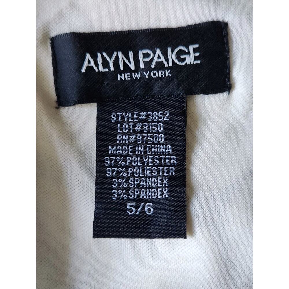 Alyn Paige Vtg Y2K Halter Midi Satin Dress Polka Dot Baby Doll Marilyn Size 5/6 - Picture 7 of 8
